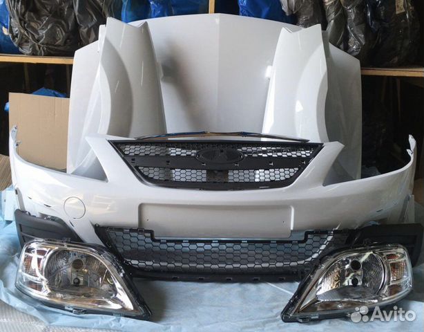 Бампер капот крыло фара ларгус новое