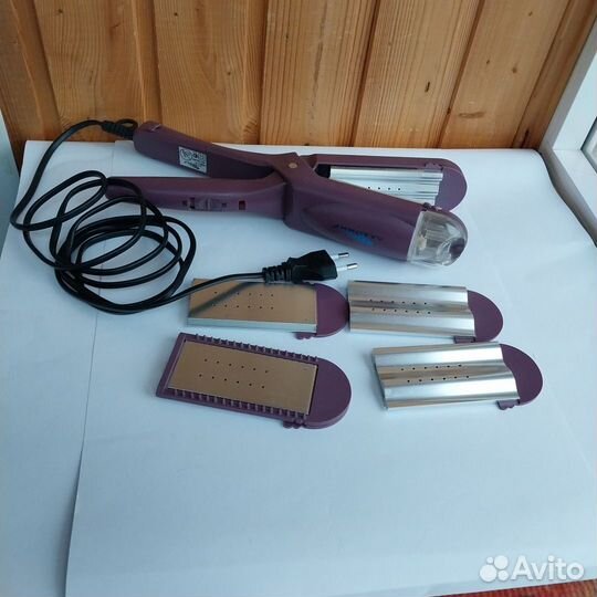 Плойка гофре со сменными насадками