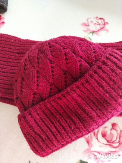 Комплект шапка и шарф