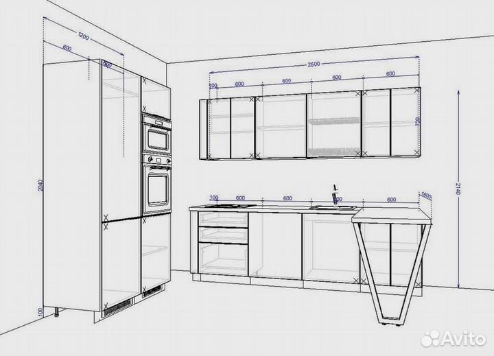 Кухонный гарнитрур напрямую от производителя