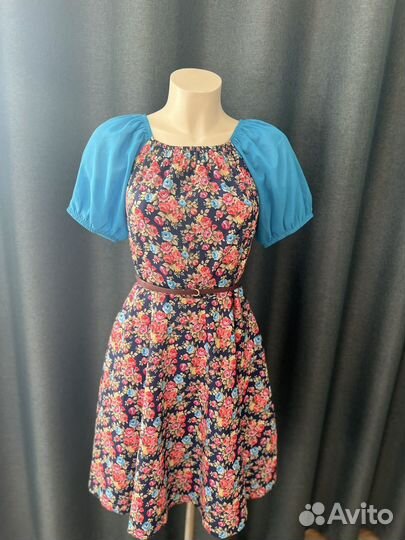 Новое платье в цветы, 44-46