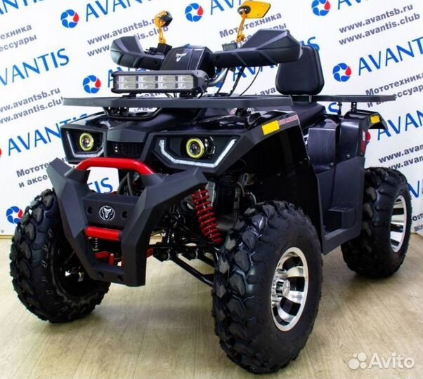 Квадроцикл avantis hunter 200 NEW premium черный