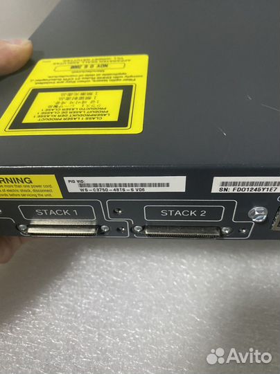 Коммутатор Cisco WS-C3750-48TS-S