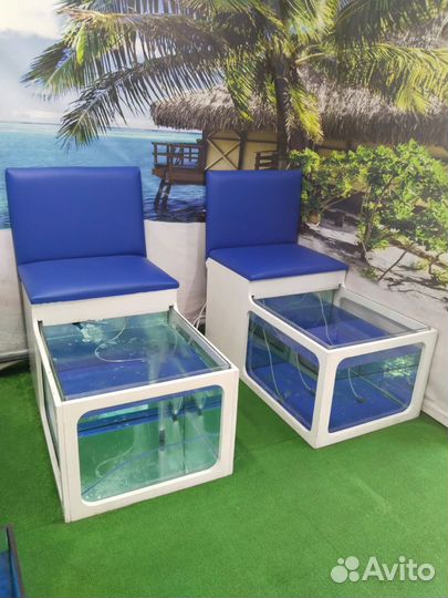 Аквариум для рыбного пилинга