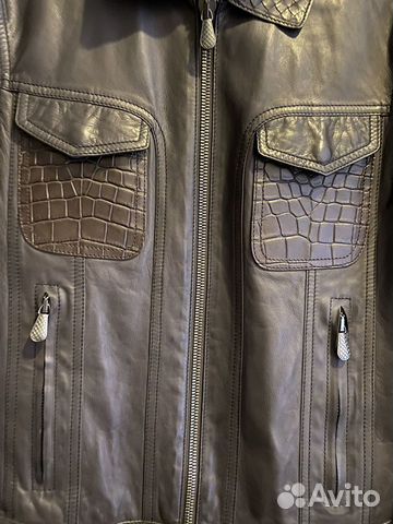 Кожаная куртка мужская Bottega veneta