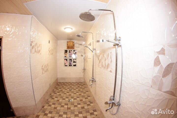 Баня на дровах с тёплым бассейном