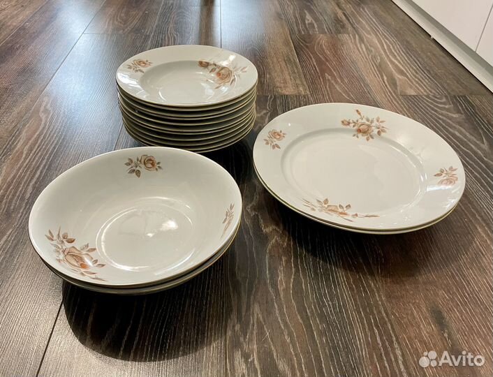 Сервиз столовый 45 предметов Чехословакия Epiag