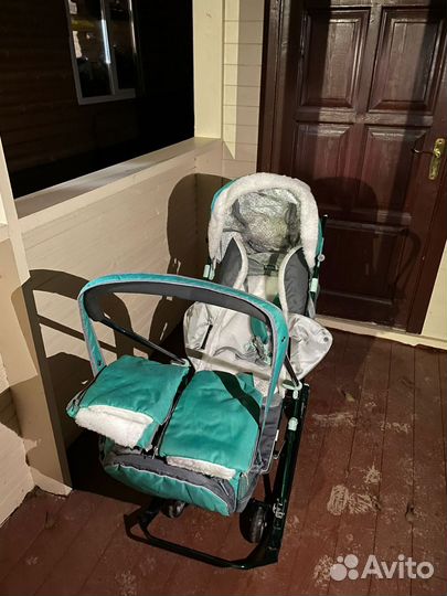 Детские санки коляска