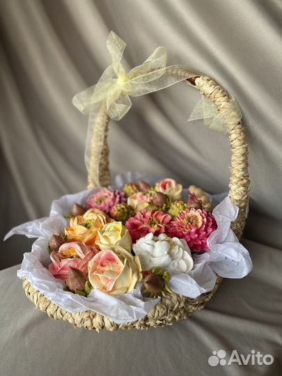 Домашний зефир цветы букеты коробочки