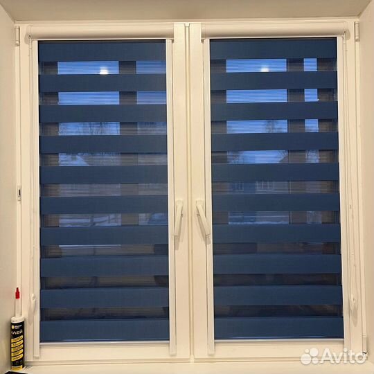 Рулонные шторы Зебра