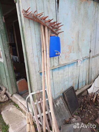 Грабли деревянные новые СССР