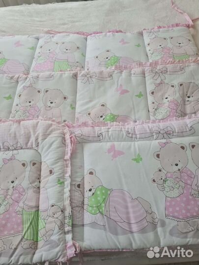 Бортики в детскую кроватку бу