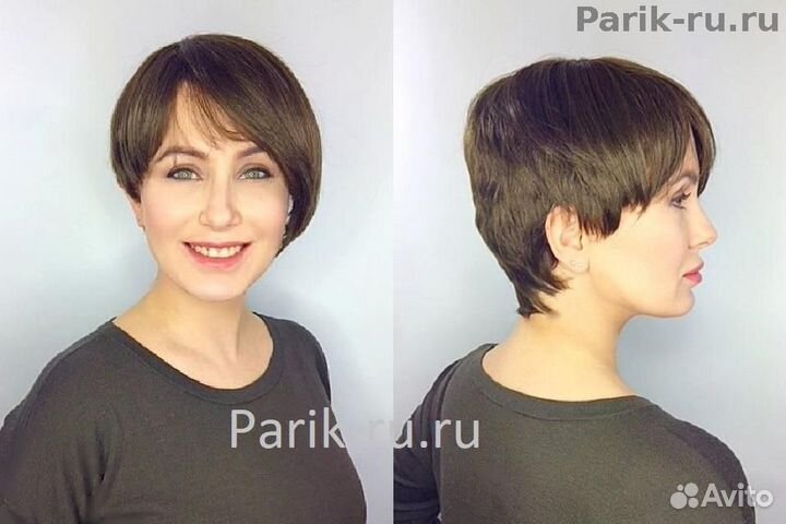 Натуральные парики 141. Цвет разный