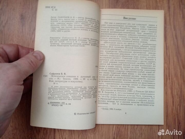 Б.В. Сафронов. Эстетическое сознание и духовный ми