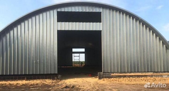 Ангар каркасный под ключ