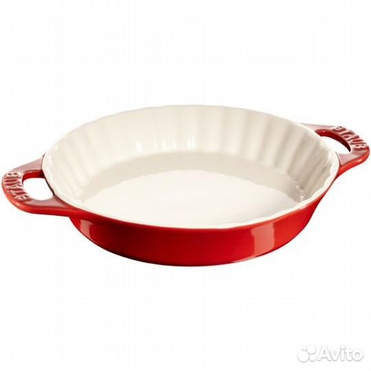 Форма для пирога Staub Ceramics 28 см, вишневая