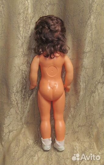 Редкая кукла ГДР, около 60 см, родная одежда, обув