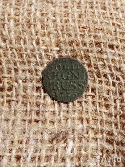 Солид пруссия 1775 Е