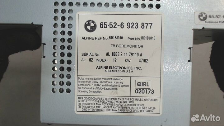 Магнитола BMW X5 E53, 2002