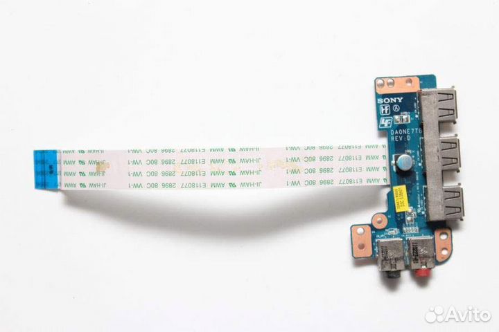 USB плата DA0NE7TB6D0 для Sony vaio vpcee PCG-6161