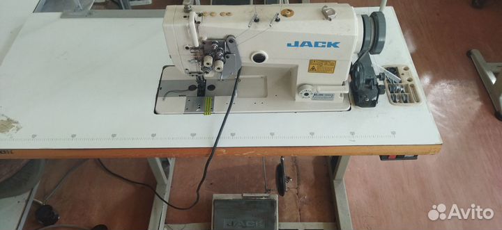 Двухигольная швейная машина jack JK-5845-5 с отклю
