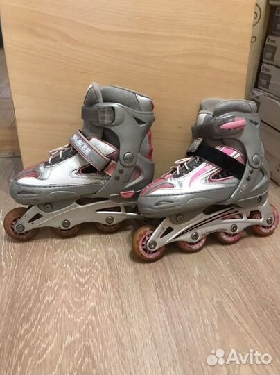 Ролики детские для девочек 34-37