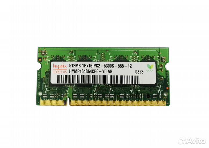 Hynix 512MB PC2-5300 1Rx16 SO-dimm DDR2 667MHz