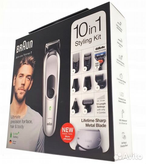 Набор для стрижки и бритья Braun MGK7220 10 в 1