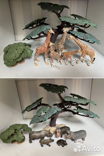 Животные и деревья schleich