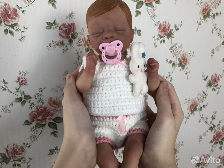 Кукла Реборн девочка 30 см Ручная работа