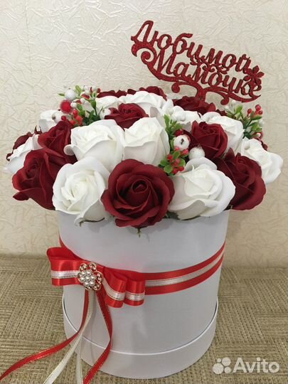 Букет из мыльных цветов