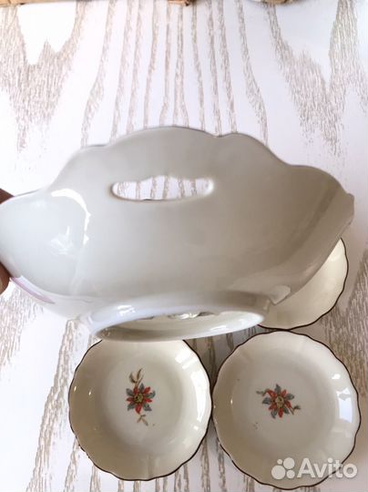 Сухарница с розеткай Германия 1960-70г