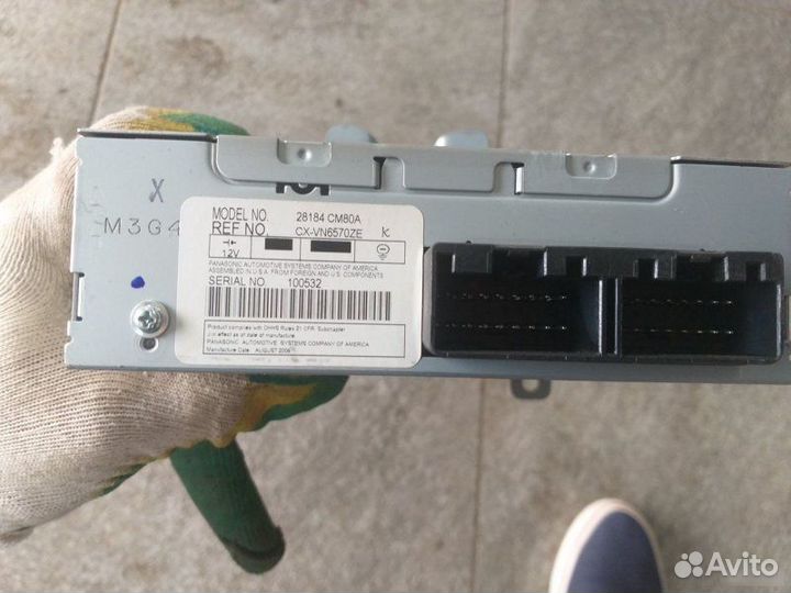 DVD-проигрыватель Infiniti Fx35