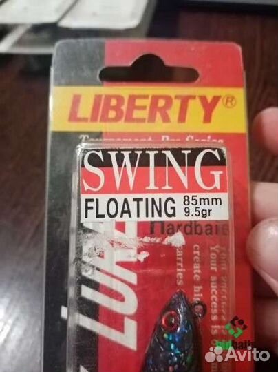 Воблер Liberty Swing 85F, 85 мм/9.5 гр. Color 19