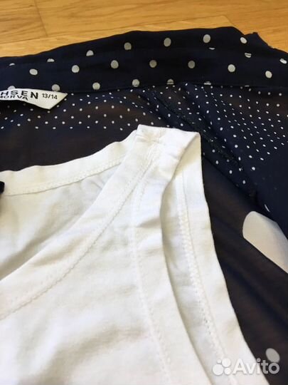 Блуза в горошек