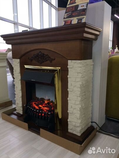 Электрокамин под камень 