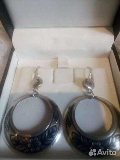 Серебряные серьги
