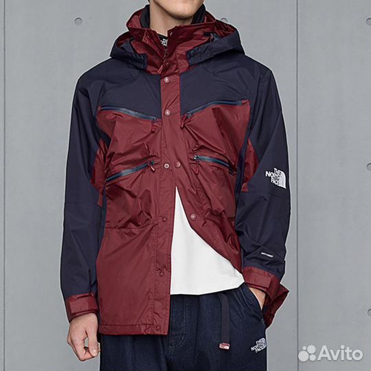 THE north face Windbreaker Jackets Men Black/Red (L)(61)