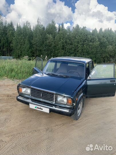 ВАЗ 2107 1.5 МТ, 2011, битый, 70 000 км