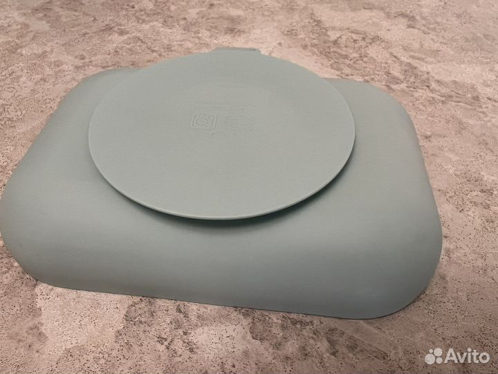 Тарелка детская силиконовая