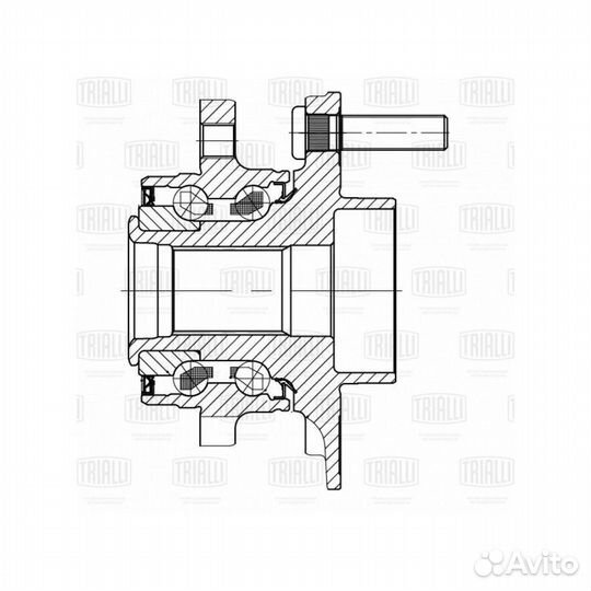 Ступица с подшипником ford mondeo V 14