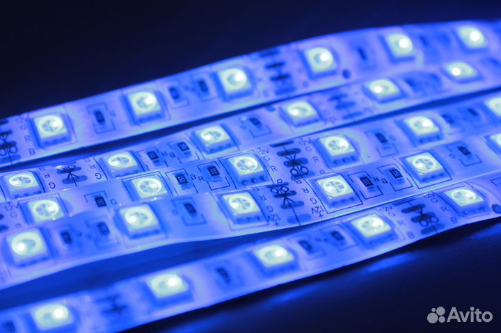 Светодиодная лента (комплект) RGB SMD 5050 5м