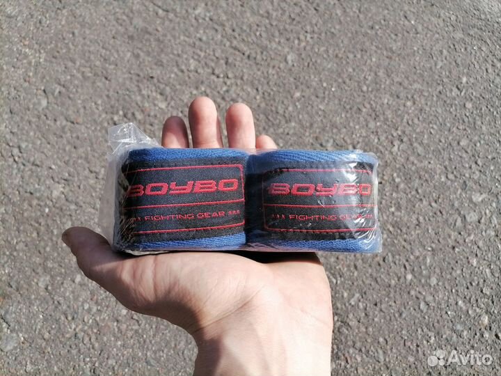 Бинты боксёрские синие