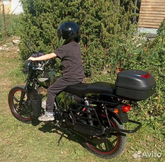 Мопед Альфа 110 Хакки Комплектация Люкс