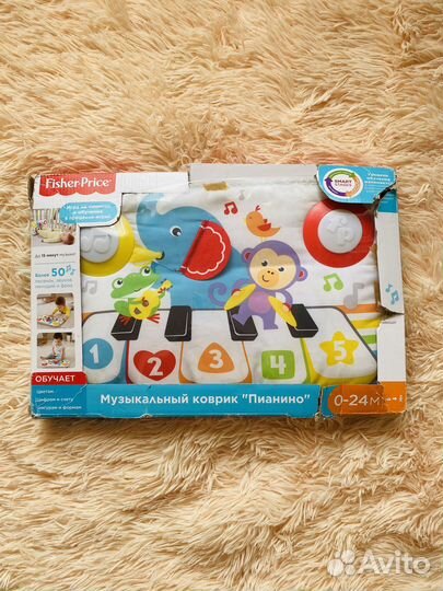 Музыкальный коврик fisher price