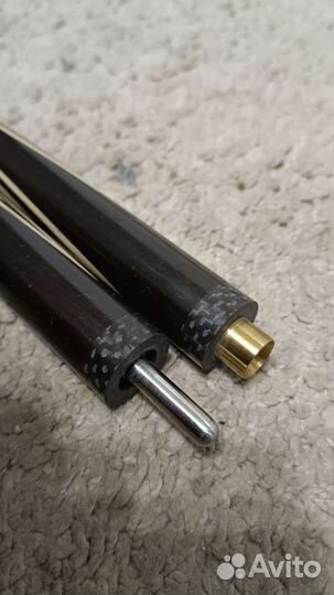 Бильярдный кий черный граб/граб