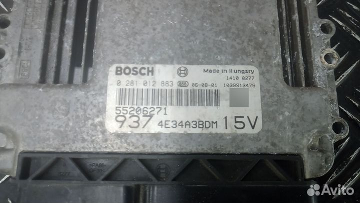 Блок управления двигателя 55206271 alfaromeo GT (2003-2010)