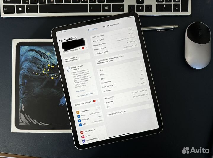 Планшет apple iPad 11 pro