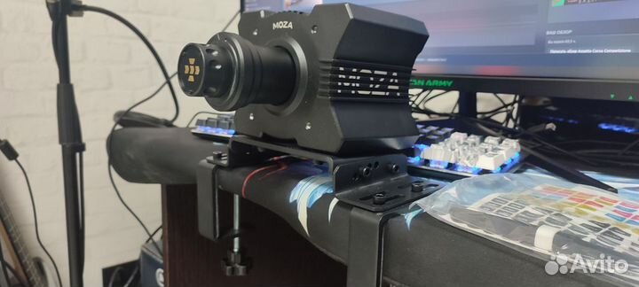 Игровой руль moza r9v2 и KS штурвал