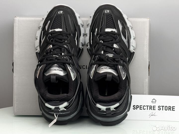 Кроссовки Balenciaga Track Sneaker Black Silver